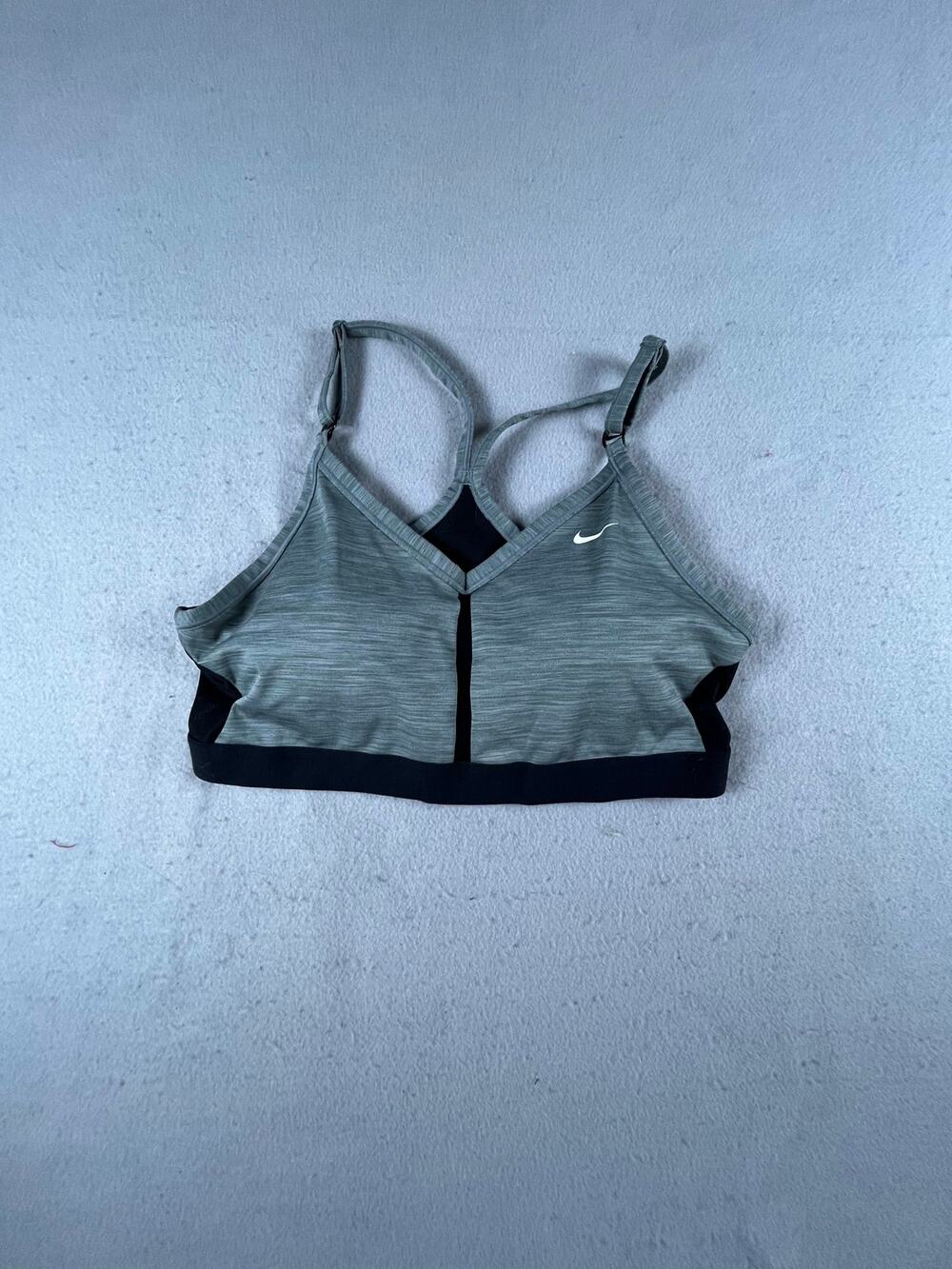 Nike Dri-FIT Indy V-Neck Sports Bra Light Support Padded Workout Performance Gym